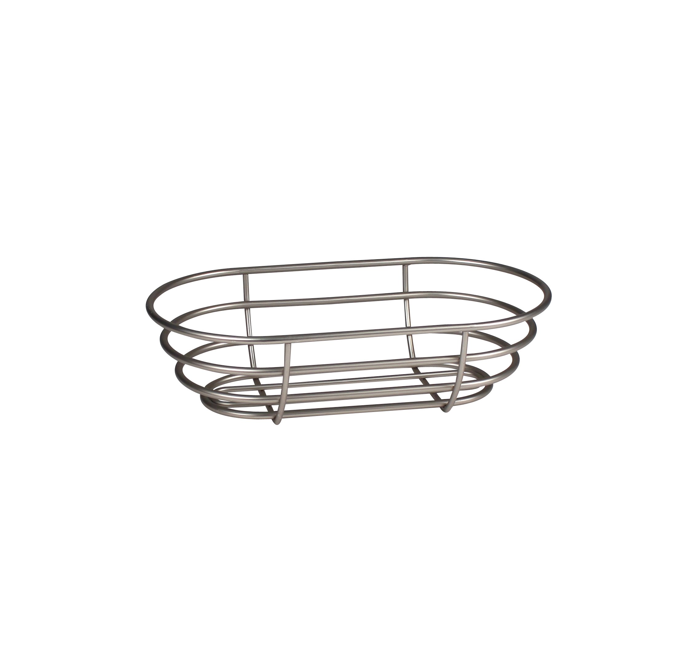 Spectrum Diversified Euro Bread Basket, Classic Kitchen Design for Breads, Roll, Muffin, Pastries & Baked Good Storage, Traditional Style Snack & Food Holder for Serving, Satin Nickel