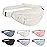 Frenou Large 4-Zipper Waist Pack Crossbody Belt Bag for Running Fanny Pack for Women and Men Crossbody Belt Bag Bum Bag with Adjustable Strap for Sports Creamy White