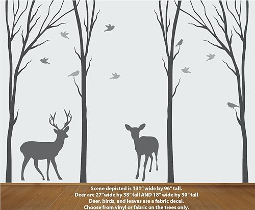 Miniatura 1 de Mural de pared de vinilo para niñas, diseño de árbol blanco