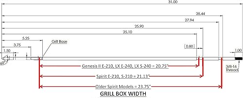 Miniatura 7 de OneGrill - Weber - Kit de parrilla de acero inoxidable con 50lb Motor eléctrico