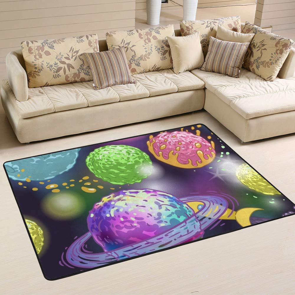 Tapis espace universe maison pour s'évader et rêver depuis son canapé