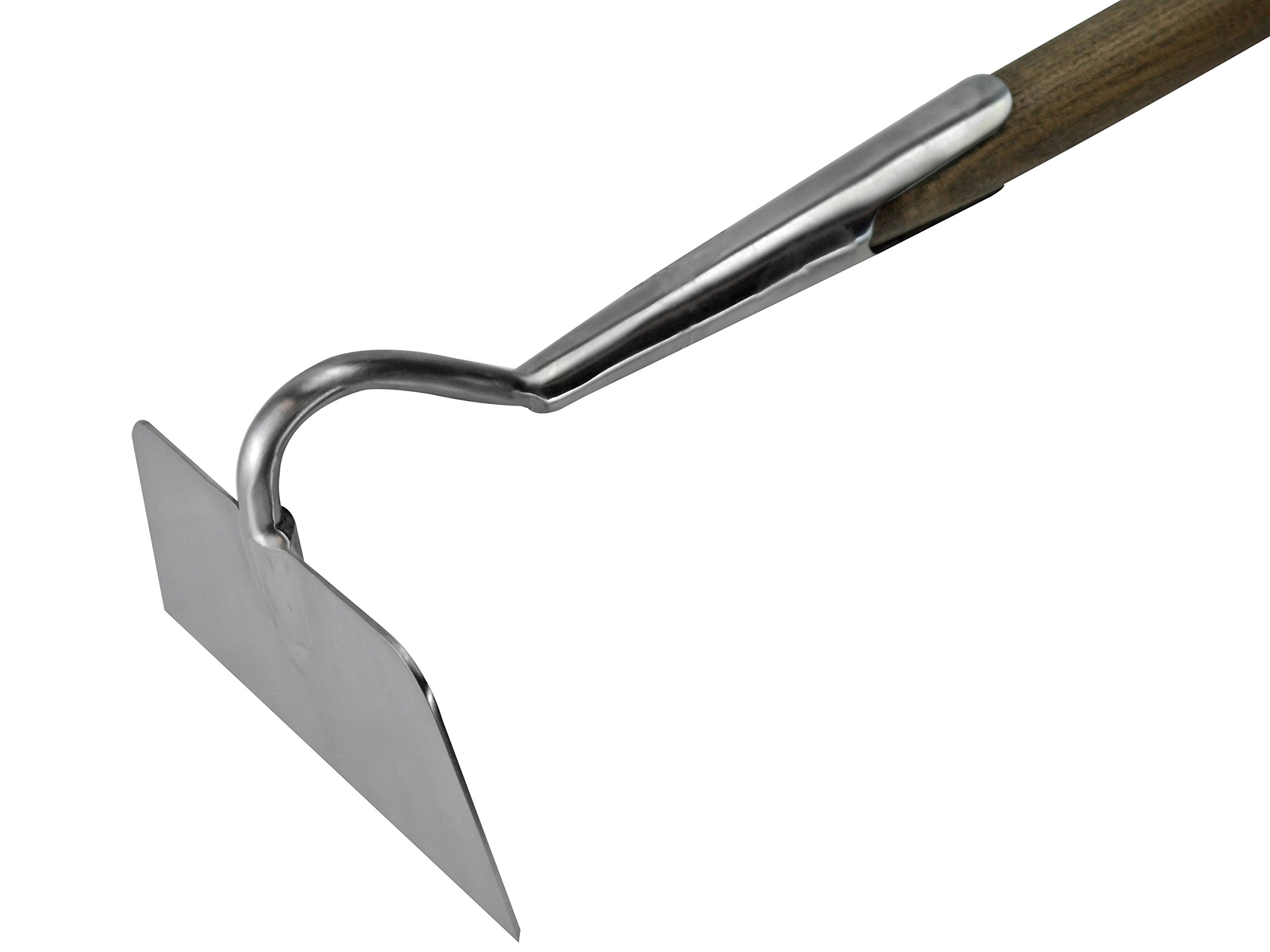 Faithfull Prestige Stainless Steel Draw Hoe Ash Handle, Blue, 15 x 152 x 12.5 cm