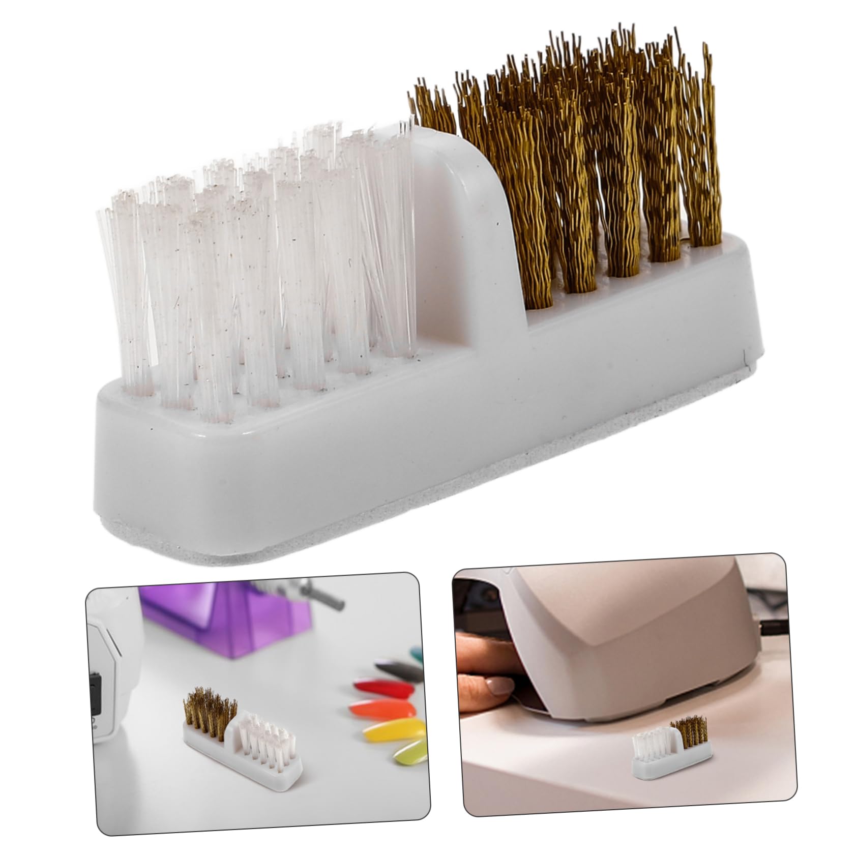Healeved Nail Drill Bit Cleaning Brush Set Portable Wire Brushes for Manicure Nail Dust Removal Suitable for Salon Professional and Diy Art Cleaning Tool - Image 4