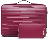 Vista 3 de DOMISO Funda para laptop de 15.6 pulgadas, resistente al agua, a prueba de golpes, con asa y bolsa de accesorios, compatible con Dell/HP/ThinkPad