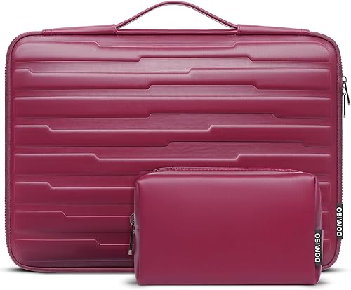 Miniatura 2 de DOMISO Funda para laptop de 15.6 pulgadas, resistente al agua, a prueba de golpes, con asa y bolsa de accesorios, compatible con DellHPThinkPad