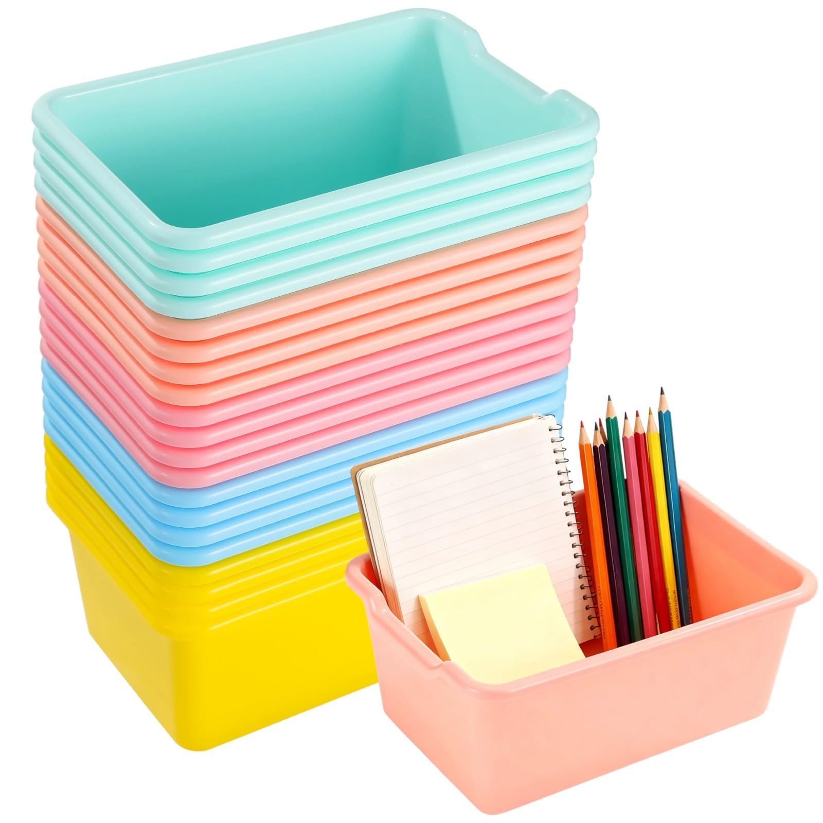 Bacs à livres pour salle de classe OMISTAR, parfaits pour organiser le coin lecture des enfants