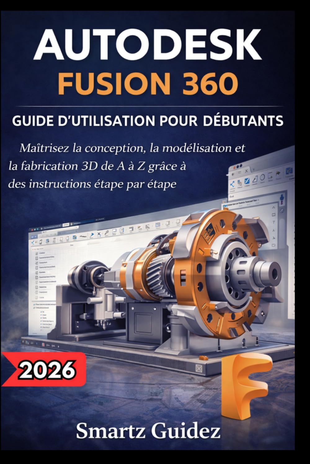 AUTODESK FUSION 360 GUIDE D'UTILISATION POUR DÉBUTANTS: Maîtrisez la conception, la modélisation et la fabrication 3D de A à Z grâce à des instructions étape par étape.