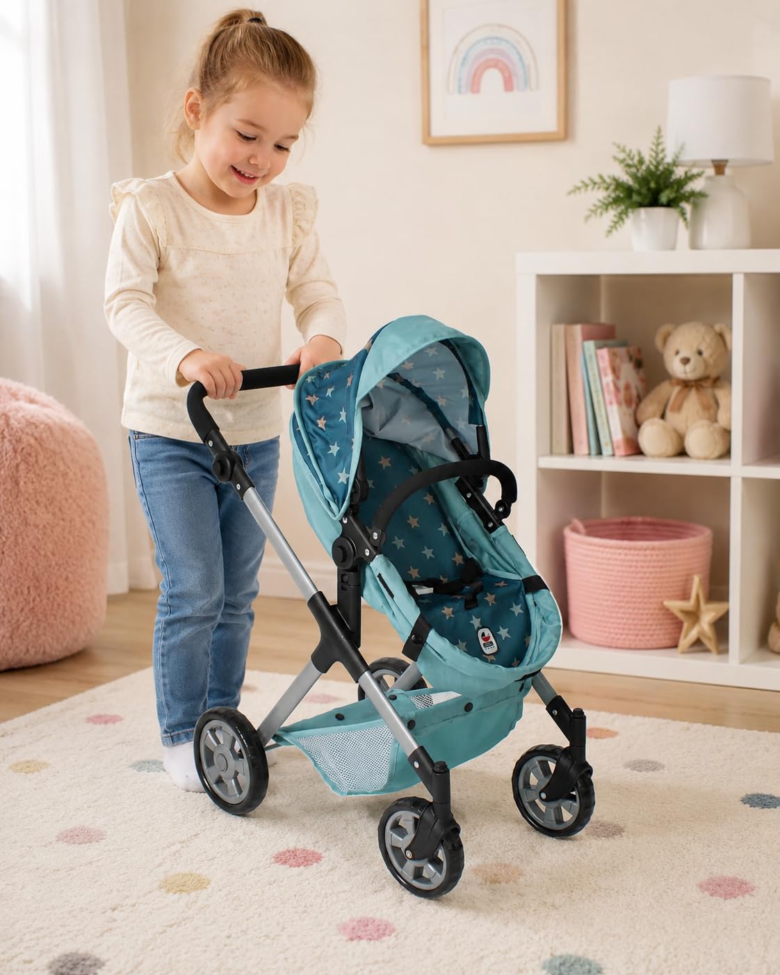 Bayer Chic 2000 Poussette Poupon 2en1 Mila | Évolutive & Ergonomique | Une poussette pour poupon 2en1 haut de gamme, saine et évolutive pour accompagner votre enfant durant des années.