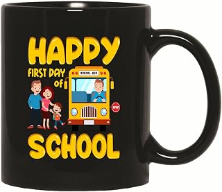 Best Gifts For Kids On School Bus Drivers First Day Fun Go To School By Bus Experience 11oz 15oz Black Coffee Mug