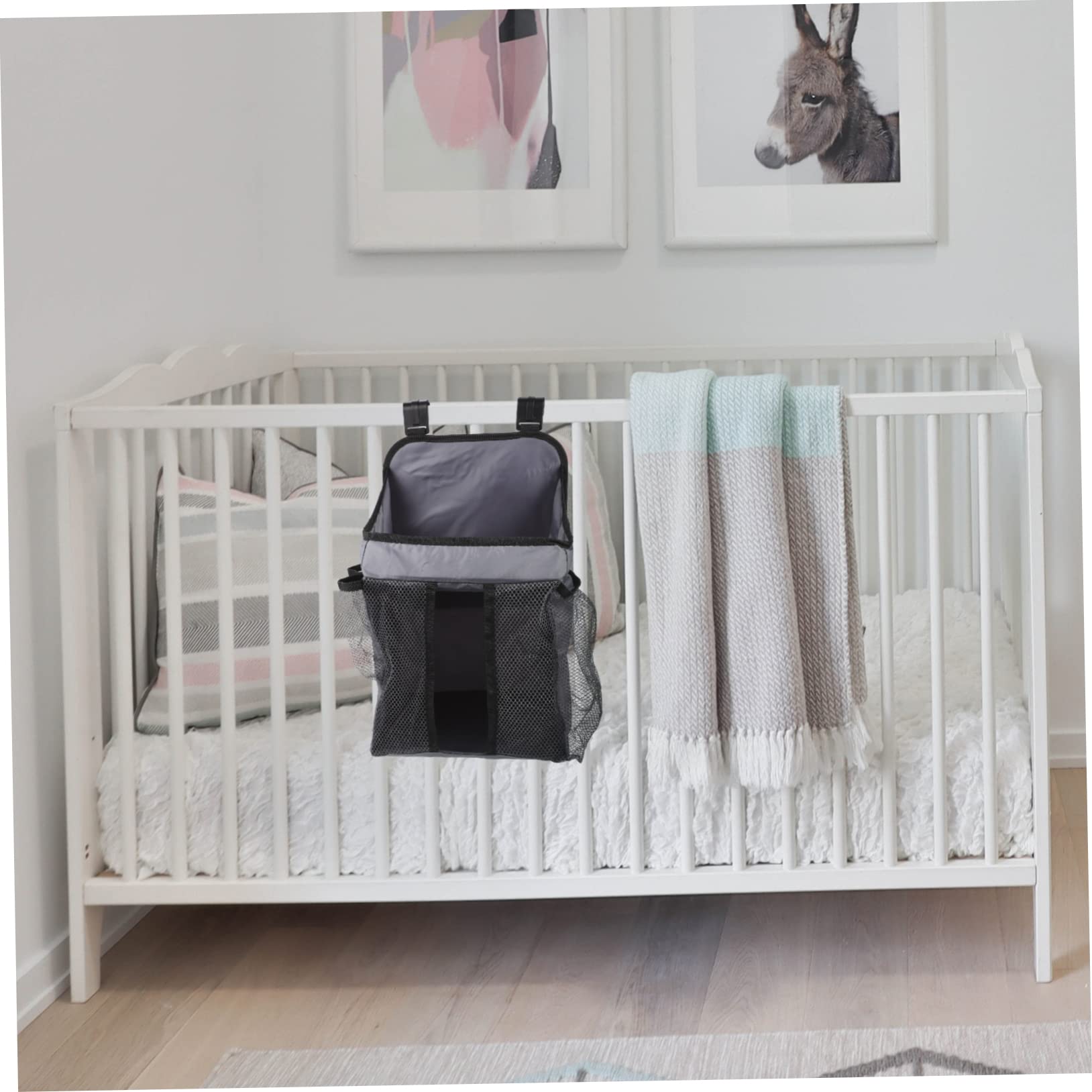 Bolsa De Colgante Organizador De Cuna Multifuncional Ahorro De Espacio Ideal para Hogar