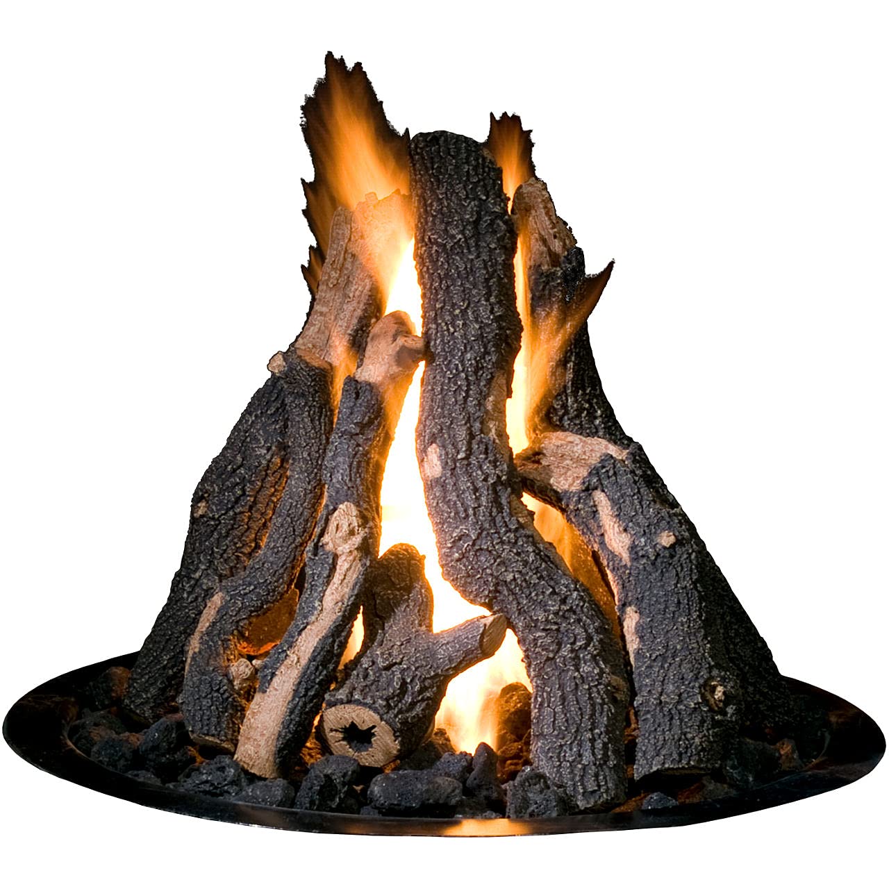 Amazon.com : Golden Blount Logs for 36 Grand Fire Pit Pan : Patio, Lawn u0026  Garden