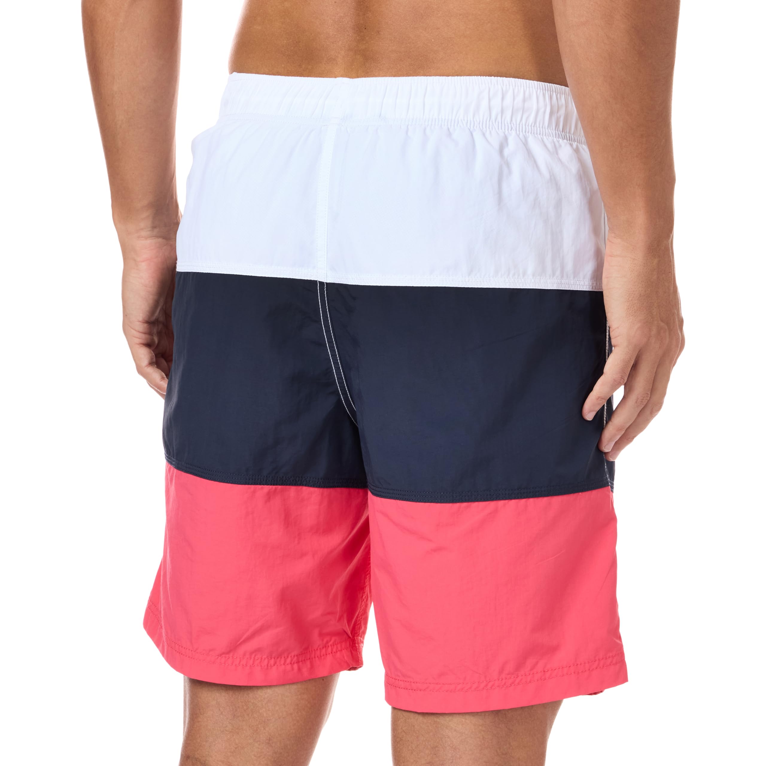 Nautica Bañador de Secado Rápido para Hombre con Logotipo Clásico