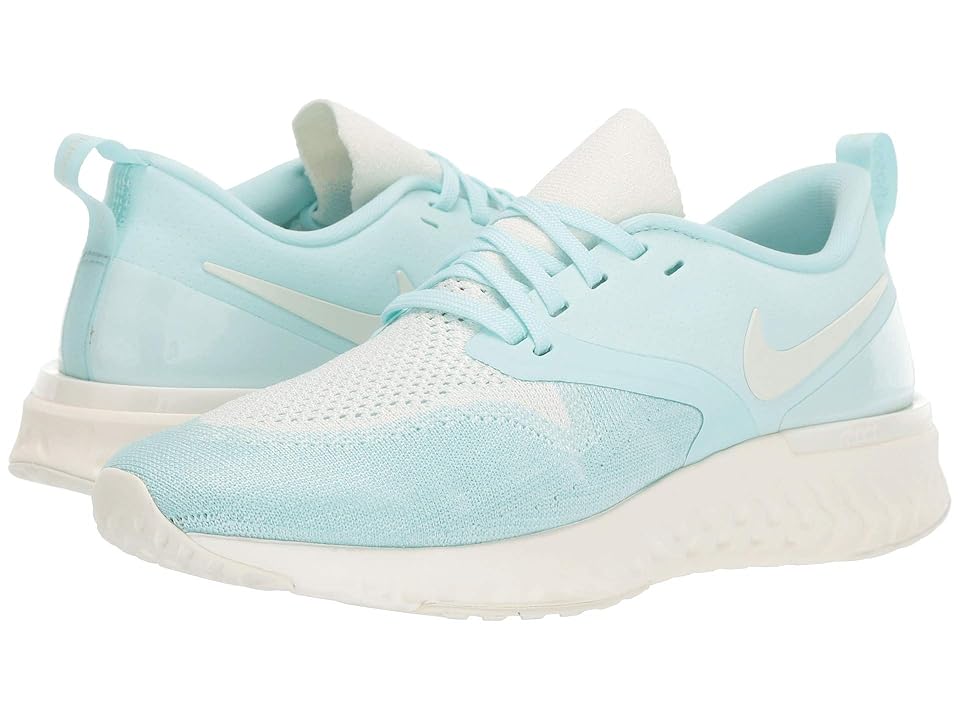 

Nike Odyssey React Flyknit 2 (Teal Tint/Sail) Women's Running Shoes, Blue