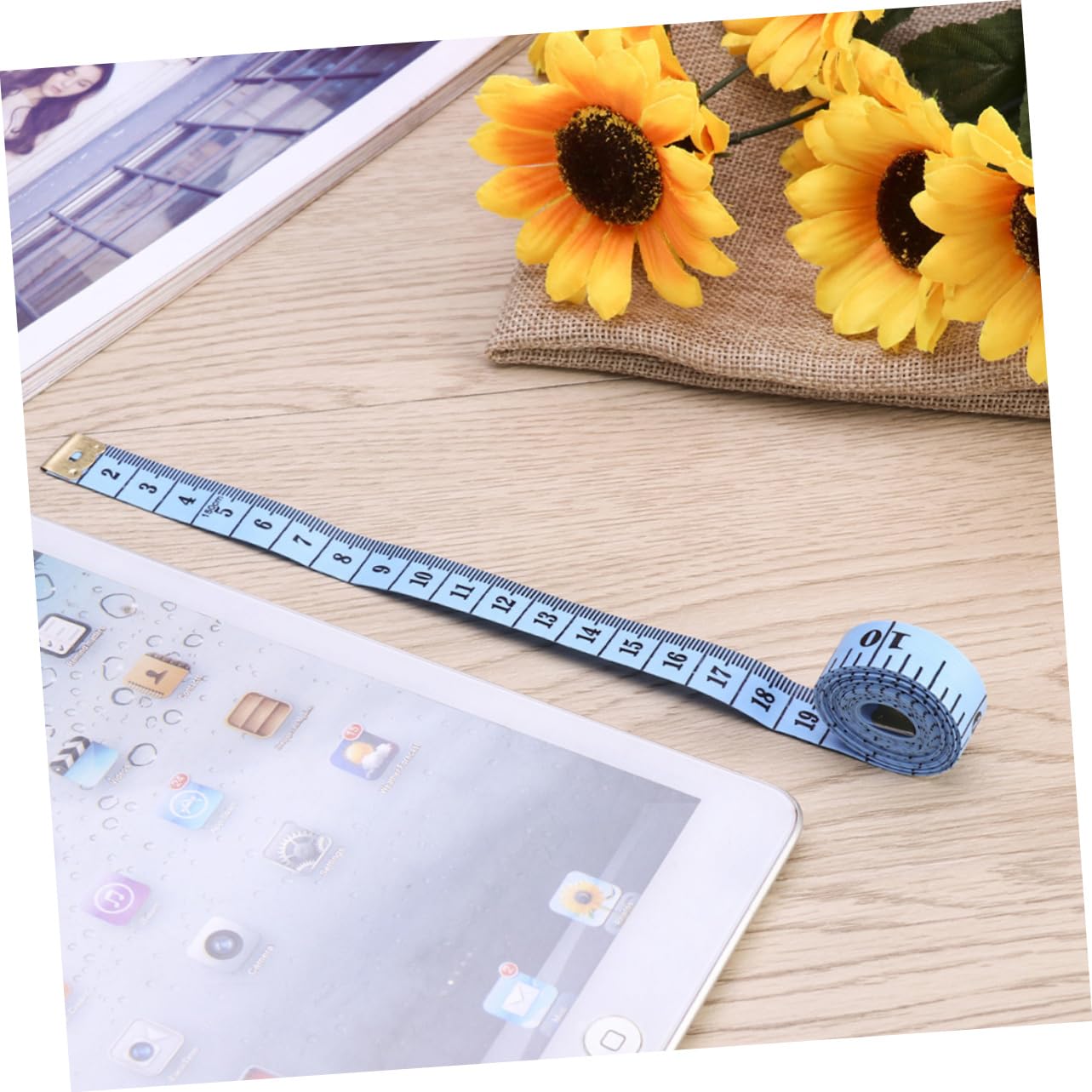 IWOWHERO 18Pcs Flexible Measuring Tape Cloth Tape Measure for Tailor Crafts Lightweight Durable Random Color for Accurate Measurements of Flat Curved Surfaces