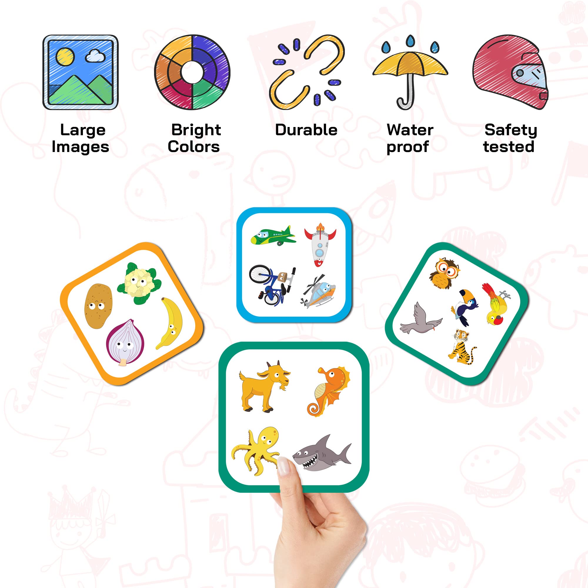 Amazon.com: Flash Cards for Toddlers 2-4 Years, First Word Kindergarten Preschool Flashcards, Animals Fruits Vegetables Learning Activities for Kids, 60 Colorful Premium Large Flash Cards, Fun Gifts for Children : Toys & Games amazon-com-flash-cards-for-toddlers-2-4-years-first-word-kindergarten-preschool-flashcards-animals-fruits-vegetables-learning-activities-for-kids-60-colorful-premium-large-flash-cards-fun-gifts-for-children-toys-games