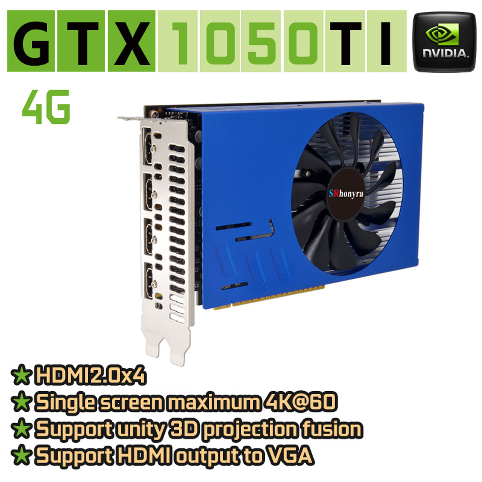 ASUS Cerberus GeForce GTX 1050 Ti 4GB GDDR5 Gaming Graphics Card Double Fans