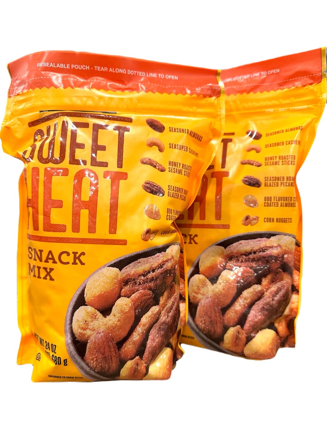 Sweet Heat Snack Mix 24oz (Pack of 2)(Total 48oz)