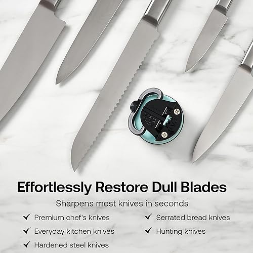 Vista 25 de Afilador de cuchillos AnySharp, Azul