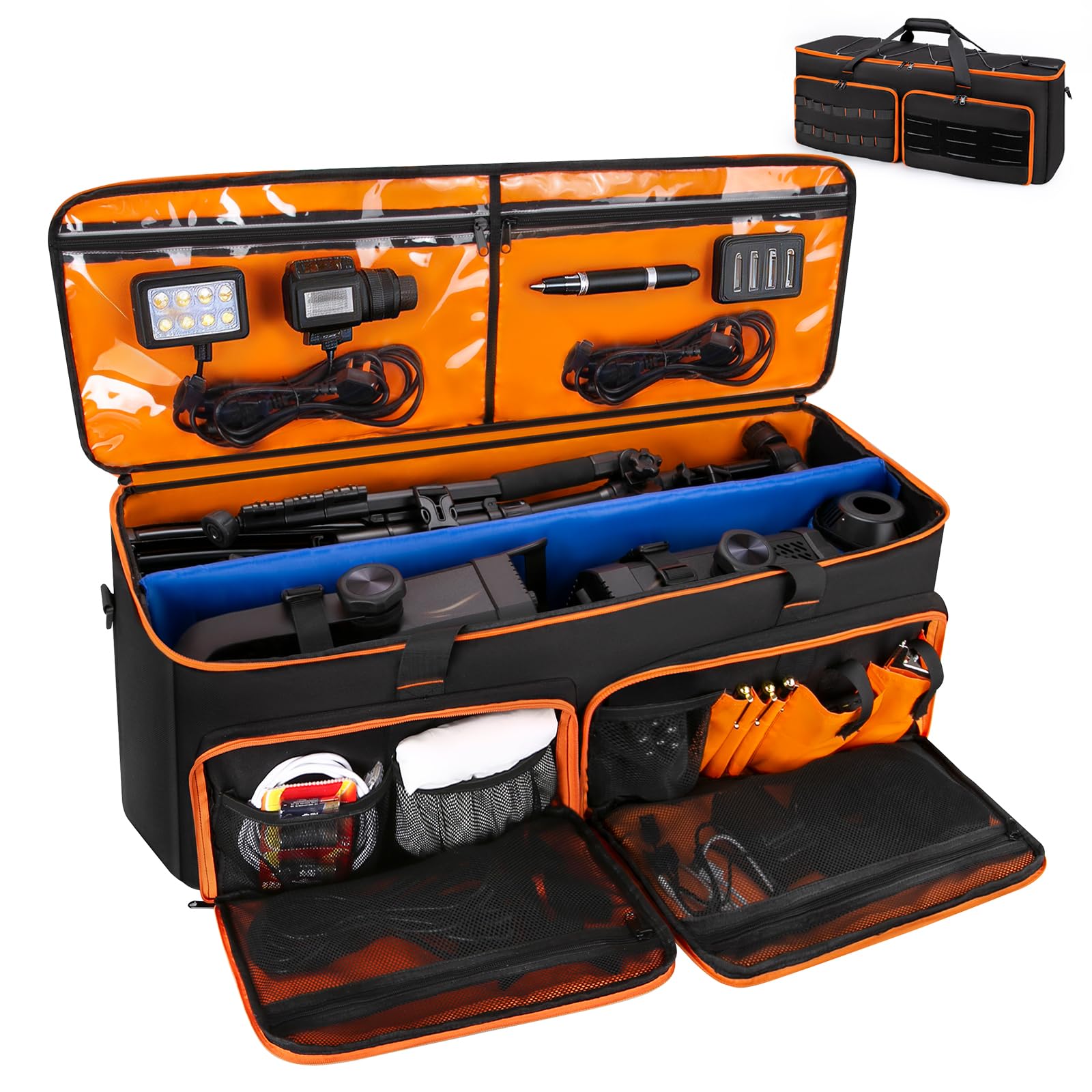 Tripod Carrying Case,Tripod Light Stand and Photography Lighting Kit Bag,Photo Studio Equipment Large Carrying Bag with Removable Padding (30 * 11.5 * 10in)