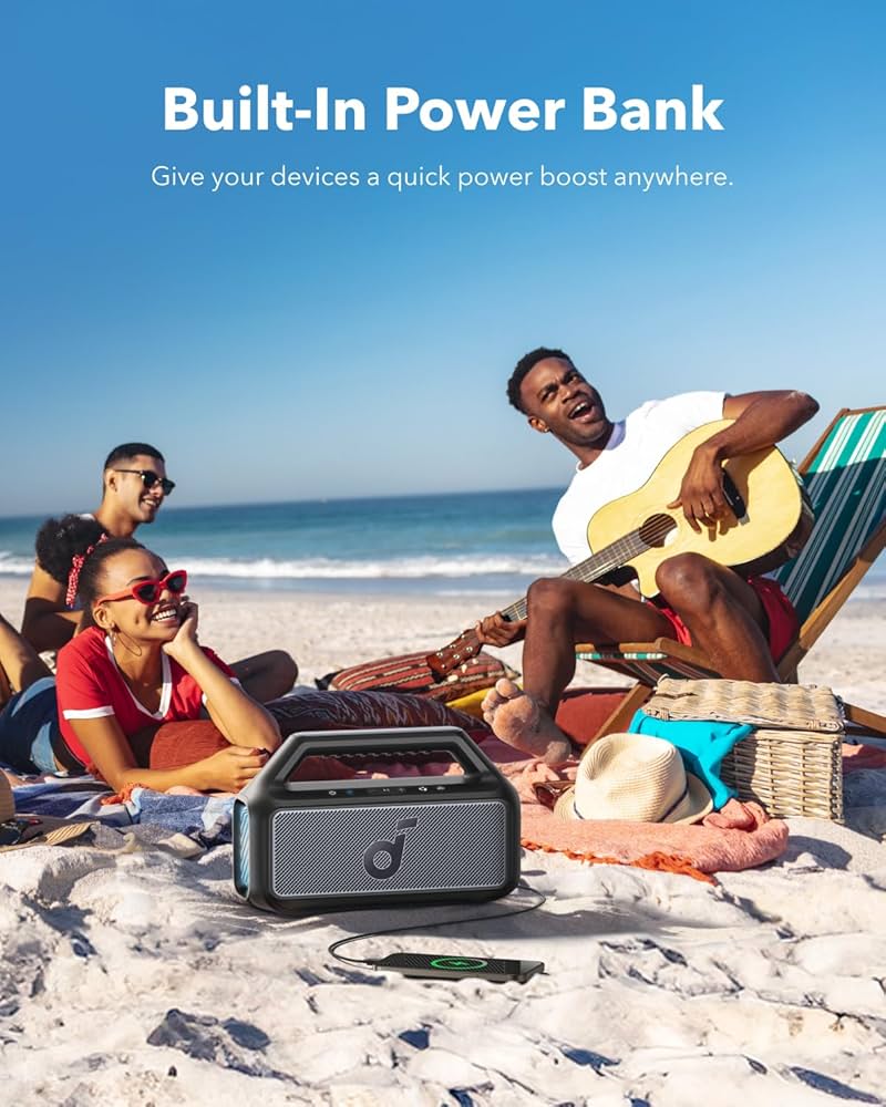 Amazon.com: soundcore Boom 2 By Anker, Outdoor Speaker, 80W