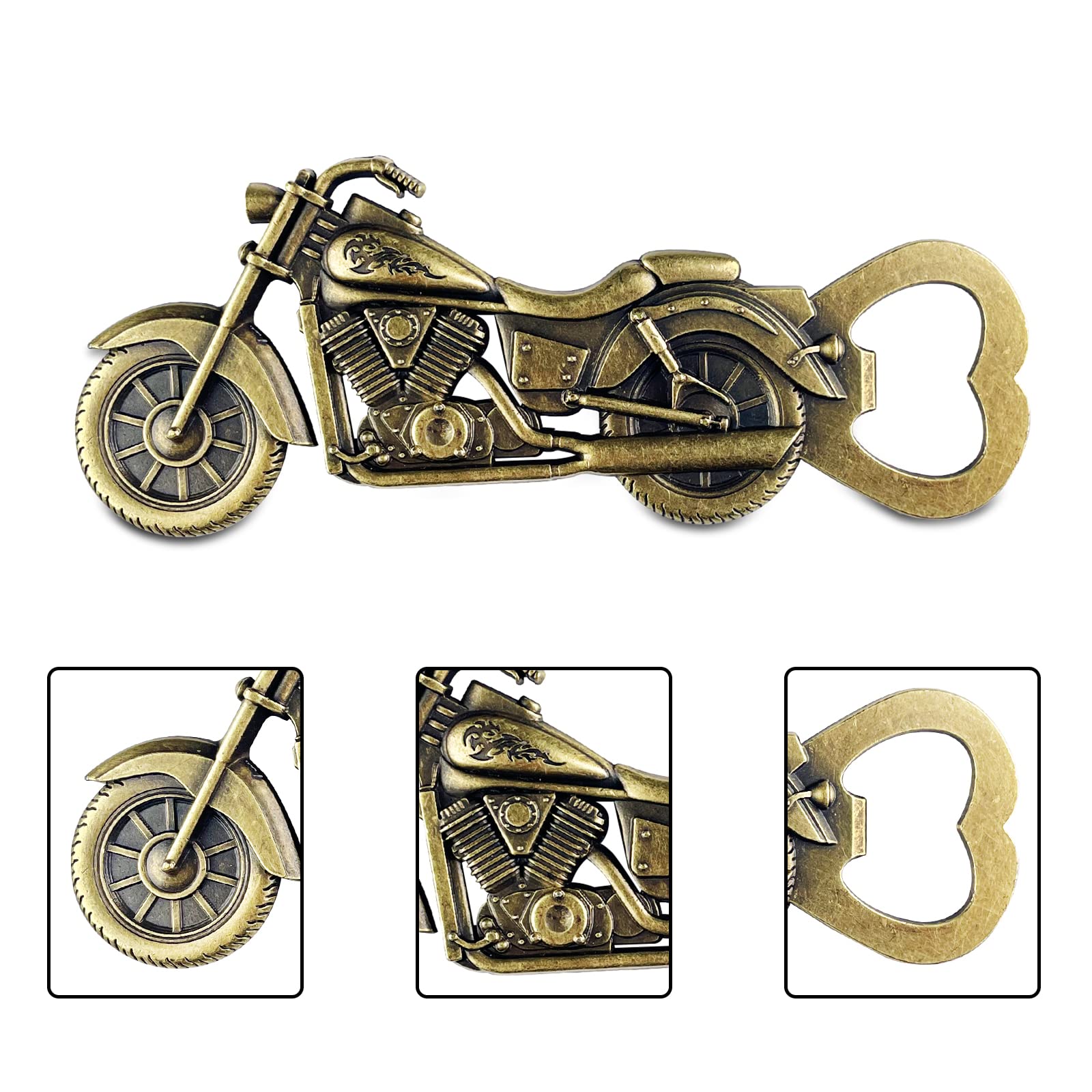 goldiky Décapsuleur, Ouvre-Bouteilles en Bois, avec Cap Catcher, Style