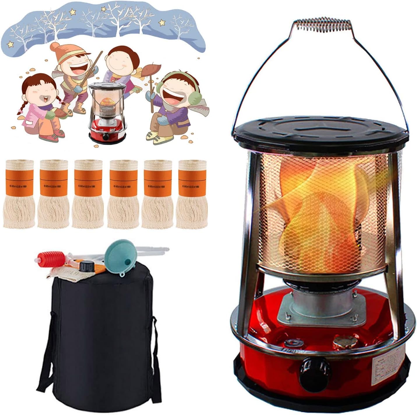 Kerosene Heater, Smokeless and Odorless Safe and Reliable