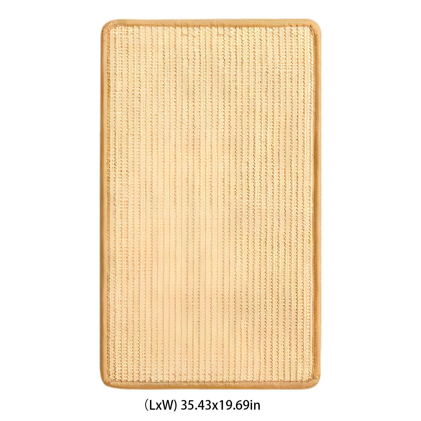 Tapis griffoir pour Chat en sisal Naturel, 90 x 50 cm, épaisseur 0,5 cm, Autocollant, sans Perte de Fibres, avec Bandes autoagrippantes, protège Les Meubles, pour Chats d’intérieur