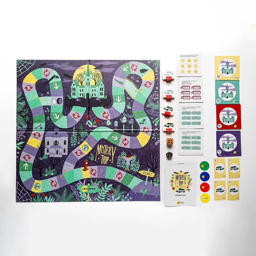 MISTERY TRIP Matematica e strategia Gioco Educativo Per Bambini 6-10 anni