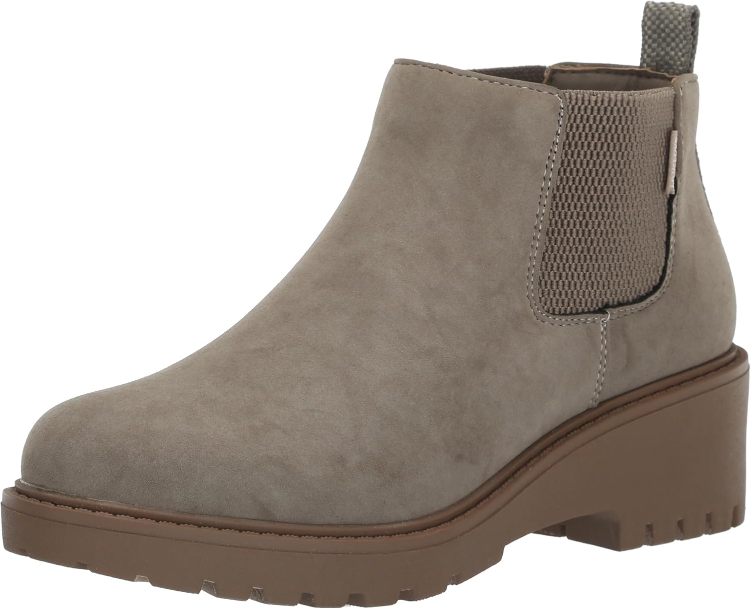 MUK LUKS Women's Finley Francis Fashion Boot, Taupe, 7