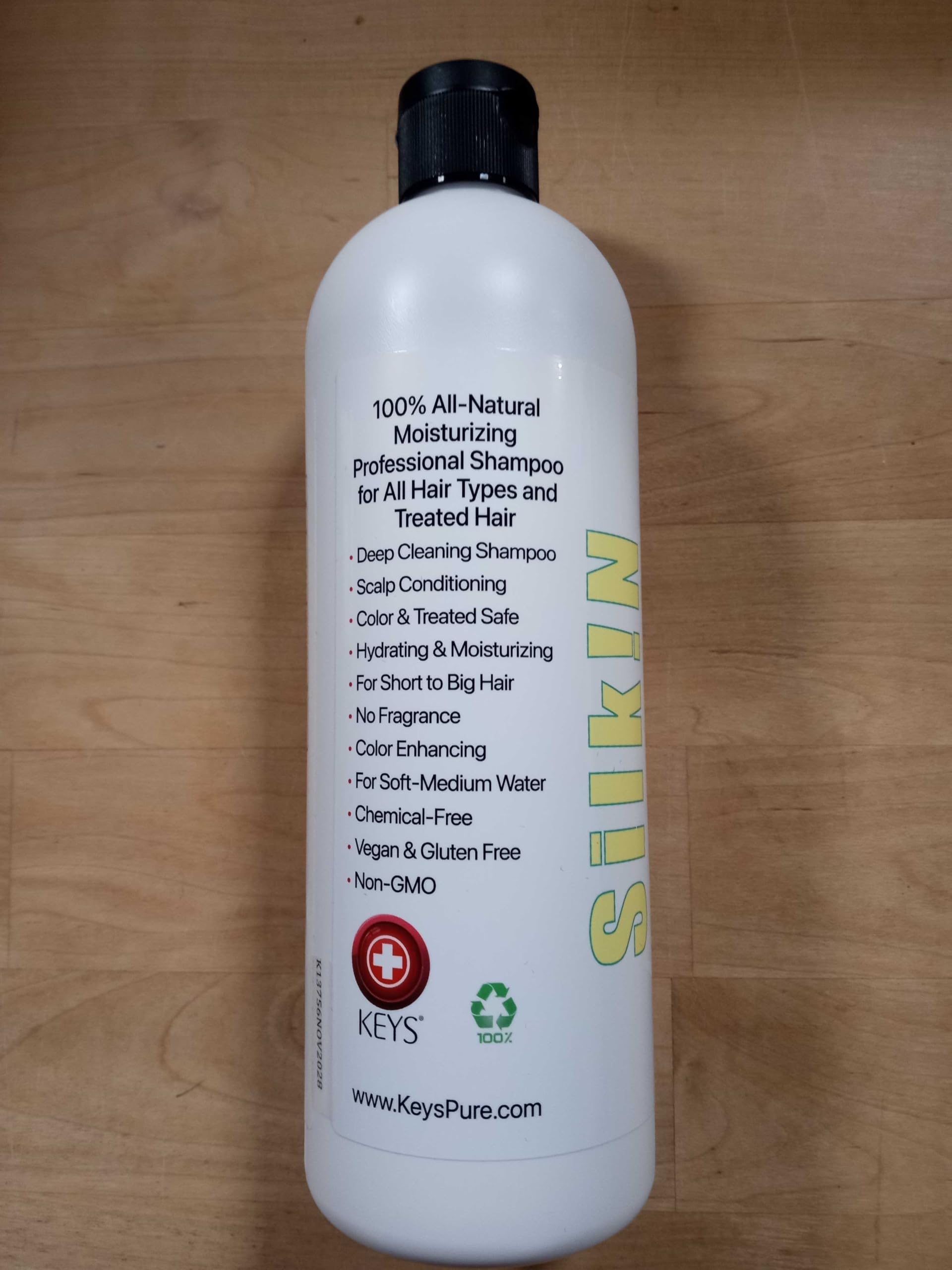 Amazon.com : Keys KPRO Silkin Natural Shampoo Chemical-Free Vegan