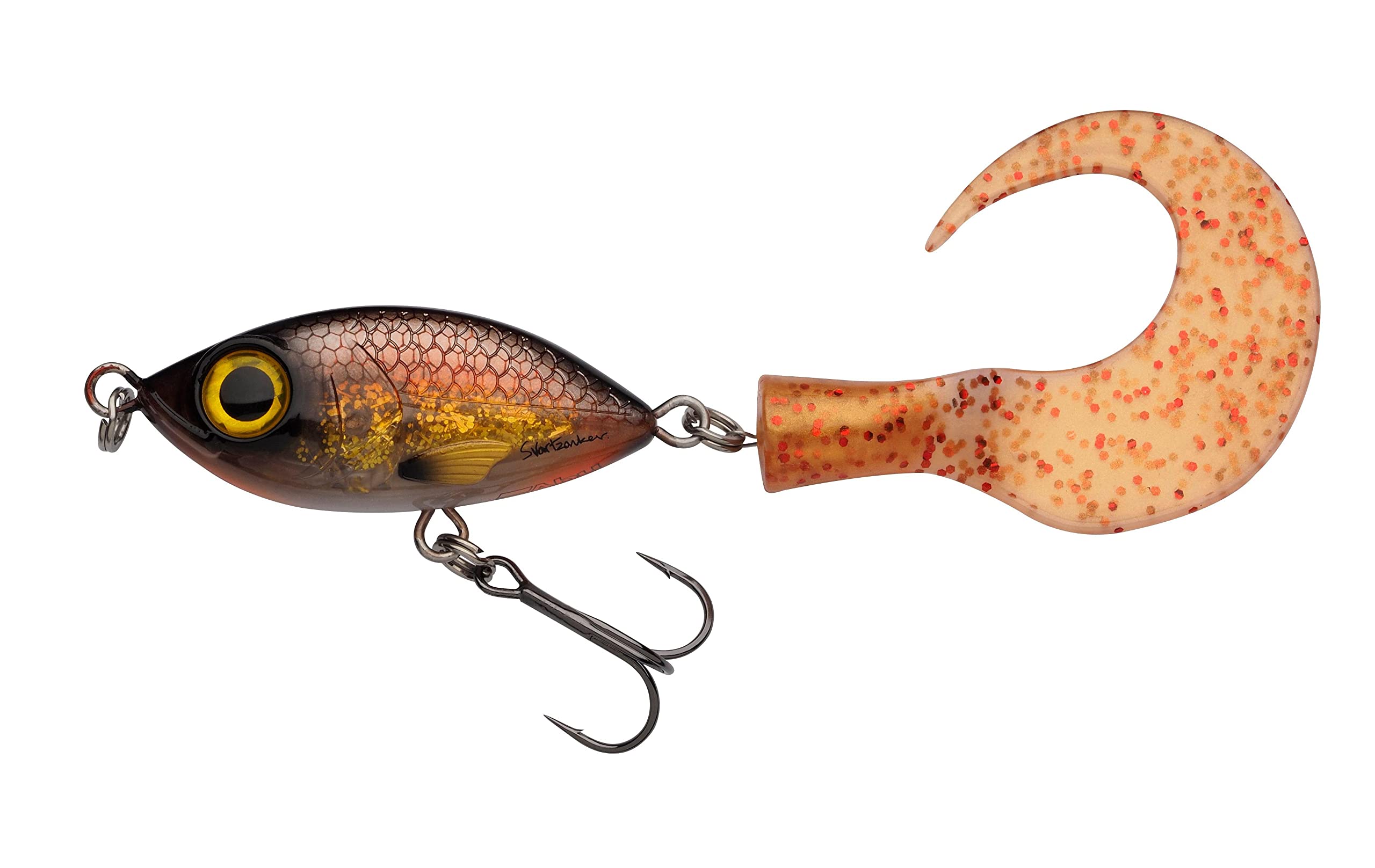 Abu Garcia Svartzonker McMio Pike & Musky Fishing Lure – Floating Jerkbait for Freshwater Predators – Ideal for Pike, Musky, Zander & Perch – Realistic 3D Design, Crucian Carp 14 cm