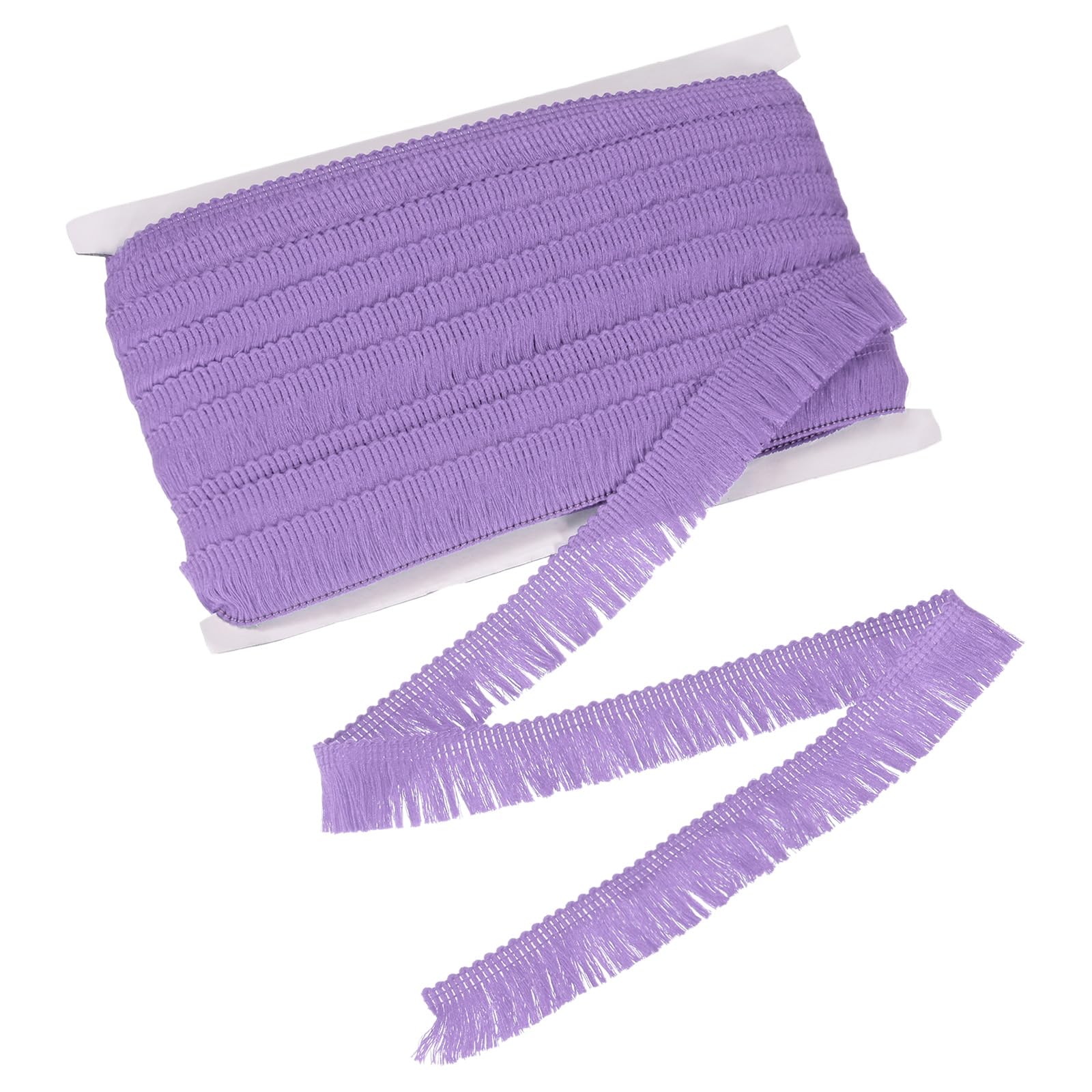 M METERXITY 27 Yards Tassel Fringe Trim, 1 Inch Wide Polyester Fringe Boho Lace Sewing Fringe Trimming for Latin Dress/Skirt/Bags/DIY