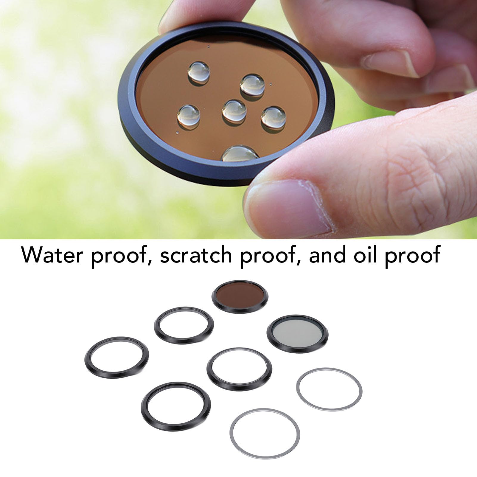 Kit Filtro Magnetico 6 in 1 per Fotocamera con 6 Obiettivi, ND8, CPL, UV, Macro, Messa a Fuoco Morbida e Filtro Stellare per LX10/G7X3/G7X2/ZV-1/RX100/GRVI e Altro