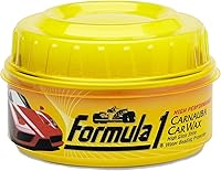 Formula 1 Carnauba Paste Wax - Premium #1 Grade Brazilian Carnauba for High-Gloss Shine, Removes Haze & Swirls, Long-Lasting Protection (12 oz)