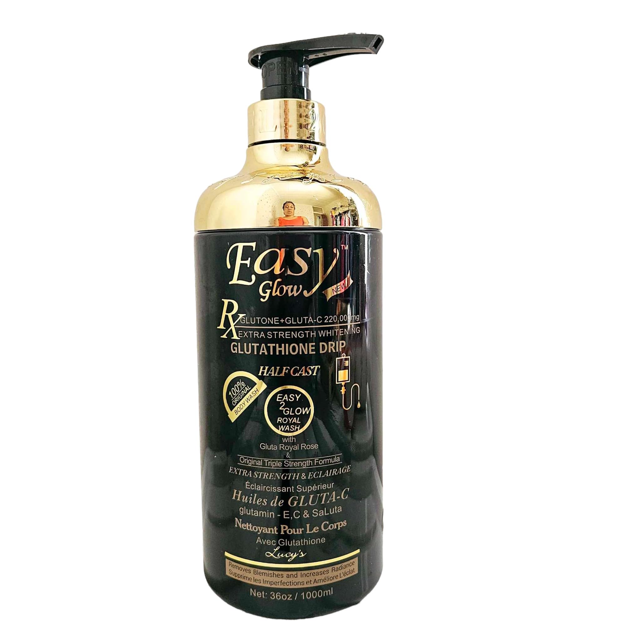 Easy Glow Half Cast Exfoliating Lightening Body Wash 1000ML