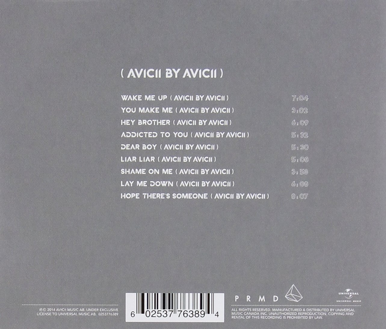 True: Avicii By Avicii