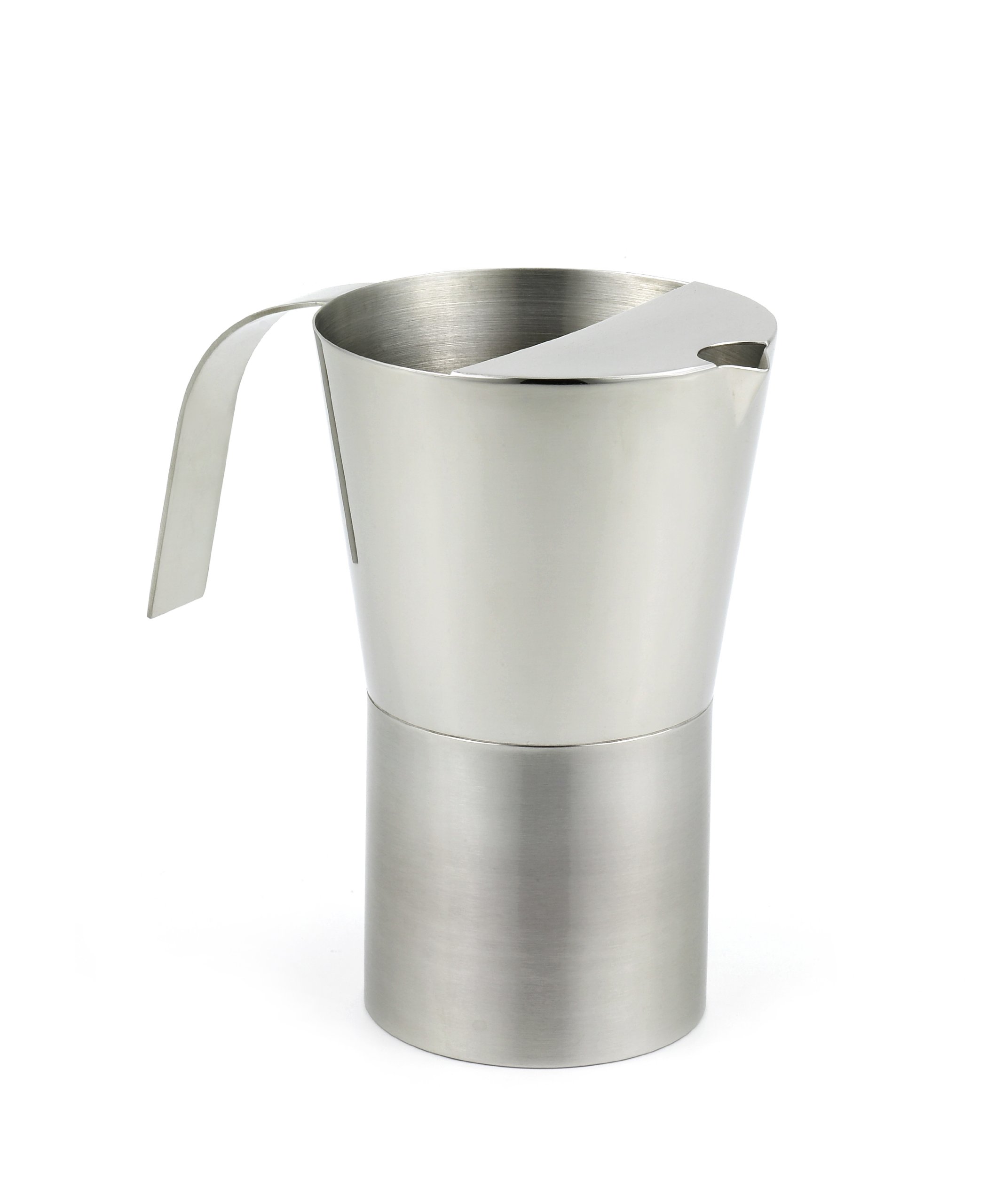 StainlessLUX73420 Two-tone Stainless Steel Water Jug Pitcher (40 Oz) - Fine Stainless Steel Drinkware for Your Enjoyment