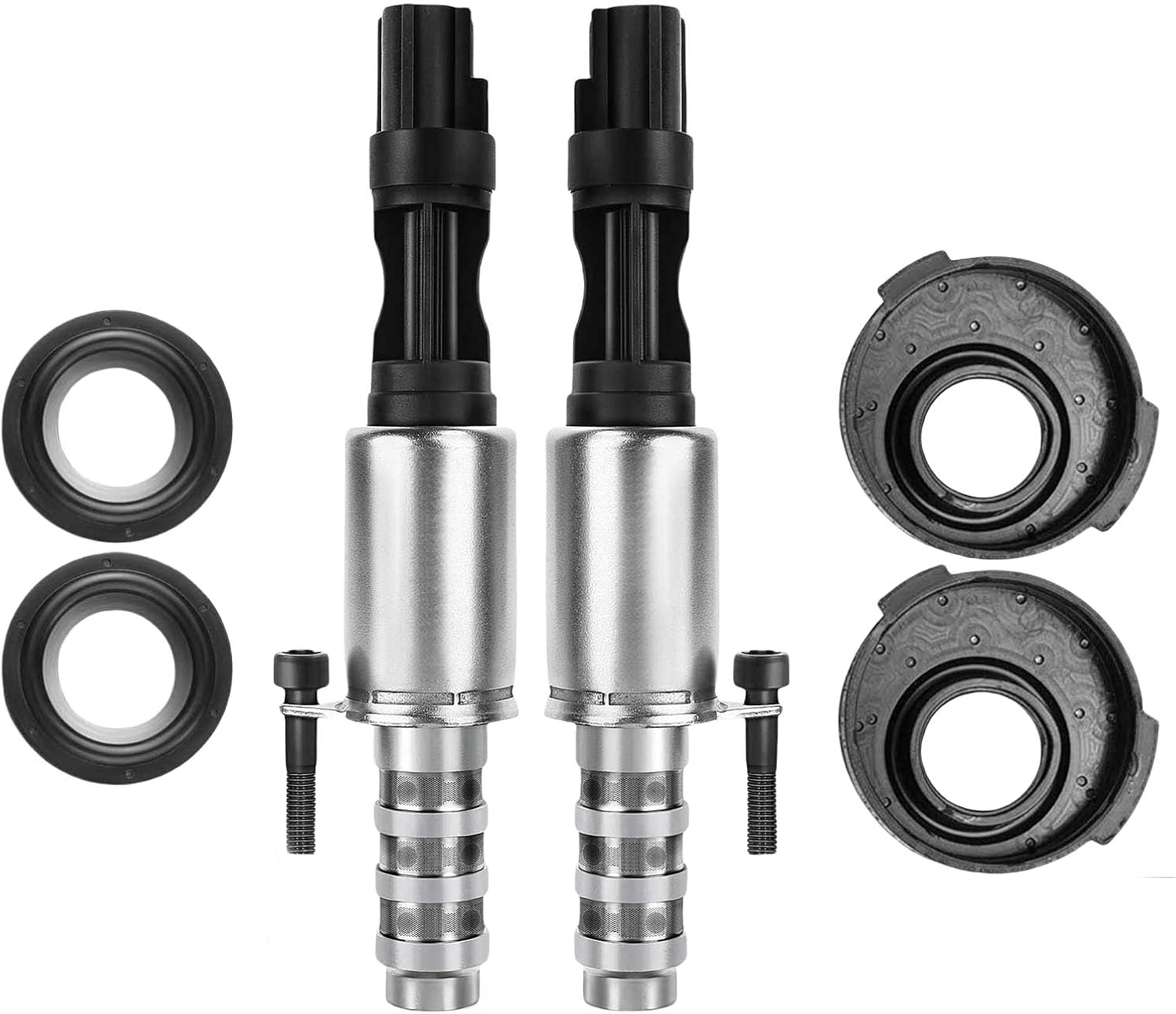 2PCS Engine Variable Camshaft Timing Solenoid VVT Intake and Exhaust For Ford Expedition Explorer F150 F250 F350 Mustang Lincoln Navigator Mercury 3V 5.4L 4.6L?Replace# 8L3Z-6M280-B