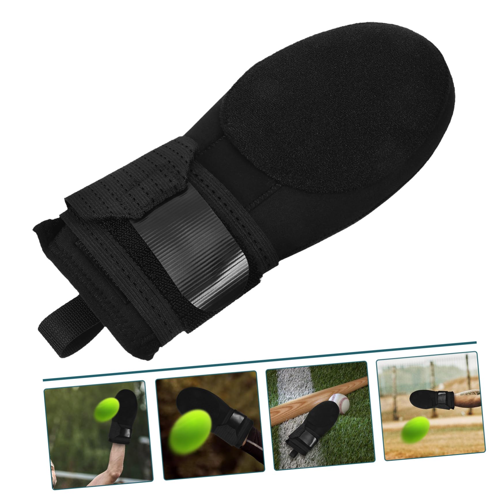 Mipcase 4pcs Sports Glove Sliding Mitt for Baseball Sliding Gloves Fastening Training