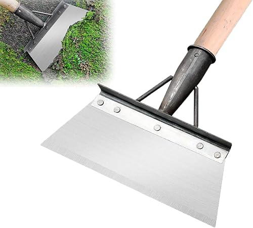 KCRPM Pala multifuncional de limpieza de jardín, nueva pala de limpieza multifuncional, para paisajismo, siembra, raspador de jardín, pala de