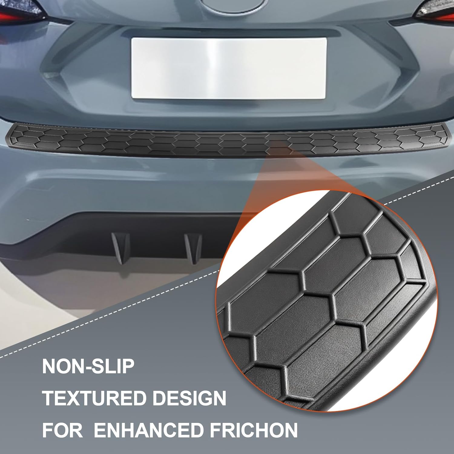 Rear Bumper Protector Compatible with Subaru Crosstrek 2024-2026, Rear Bumper Guard for Crosstrek