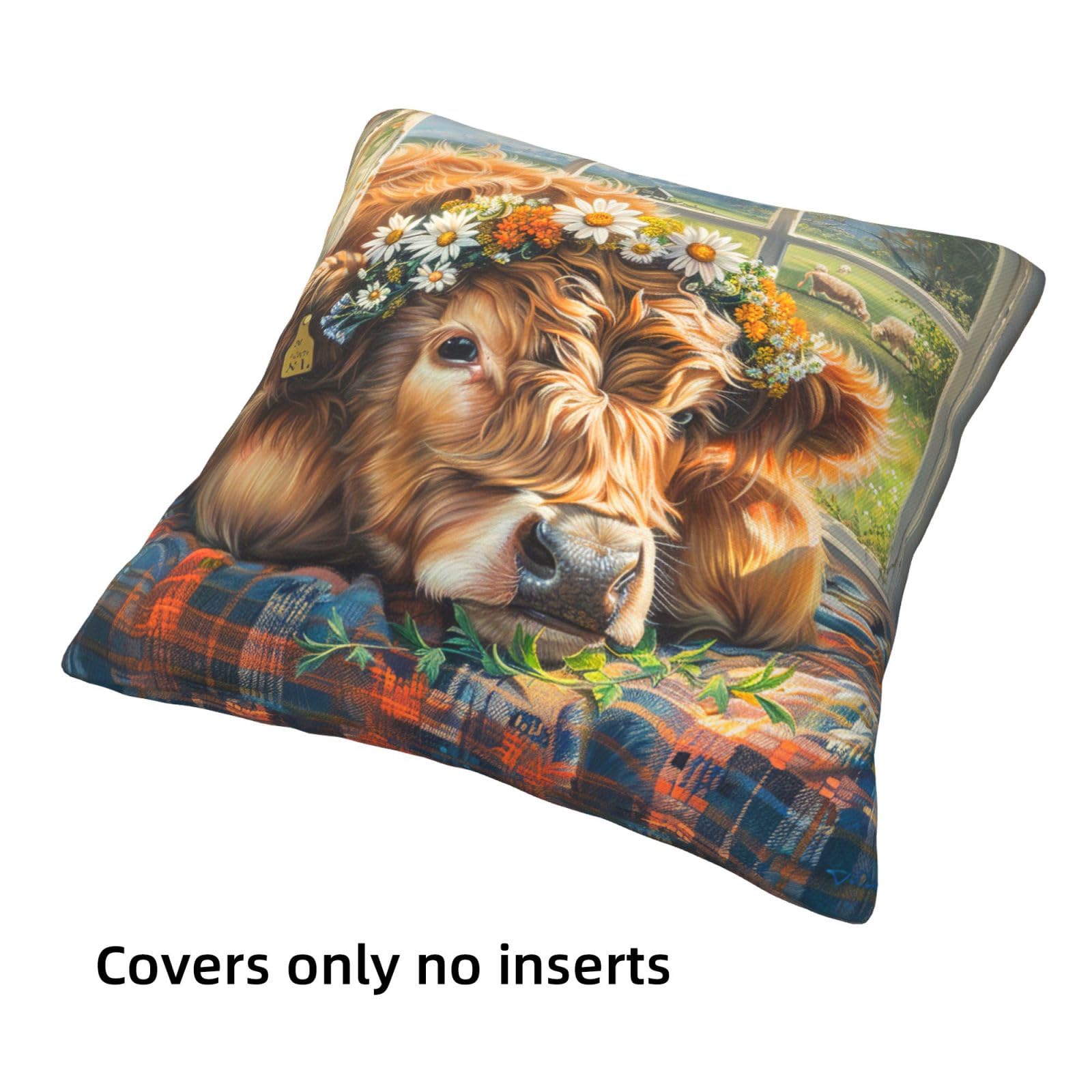 Linda Almohada Decorativa De Vaca - España