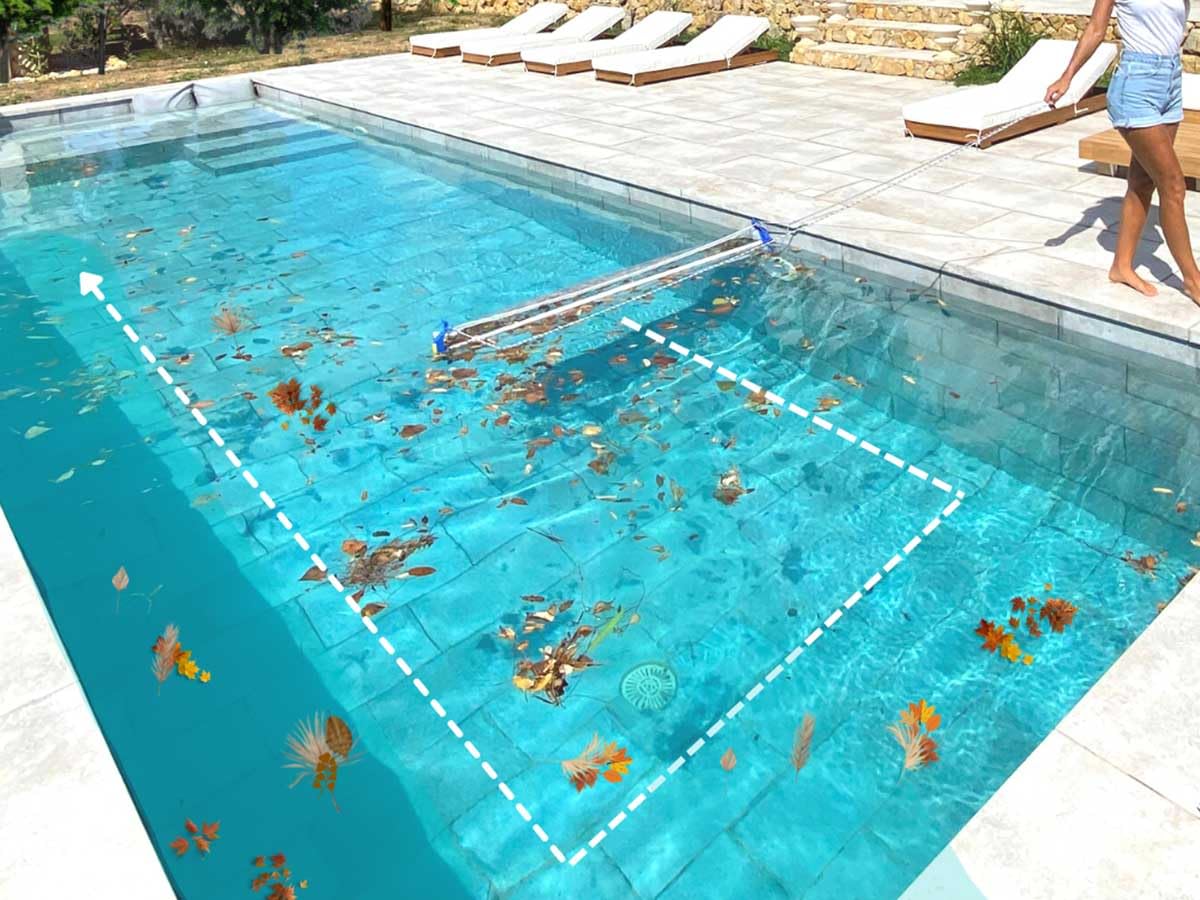 PLATYPOOL Epuisette de Surface XXL