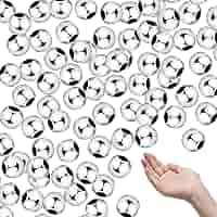 Perline Rotonde In Argento Sterling 925 Perline Distanziatrici Accessori Per Gioielli Accessori Perline In Argento Per La Creazione Di Gioielli Con Collane E Bracciali - Foto 8