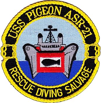 ASR-21 USS Pigeon Submarine Rescue Collectible Novelty Patch
