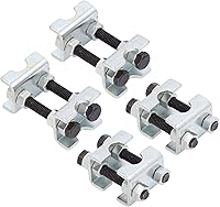 Vista 8 de Acouto Compresor de resorte helicoidal ajustable 4 unids Mini compresor de resorte de bobina 2 vías ajustable espaciador de resorte de acero al