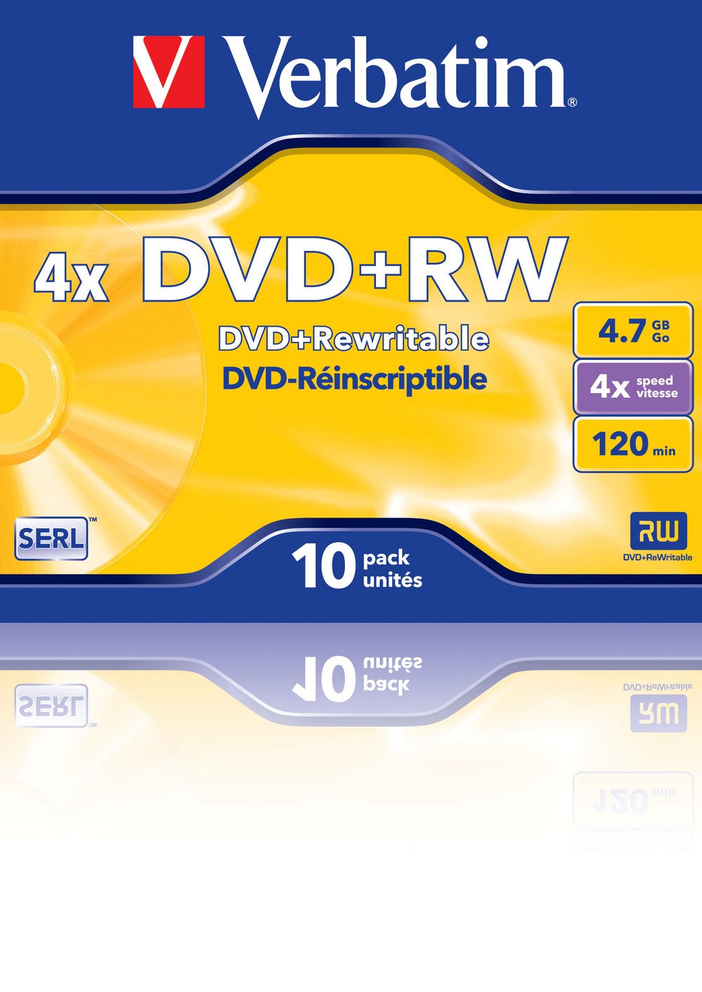Verbatim DataLifePlus DVD+RW 4.7 GB 10 sztuk