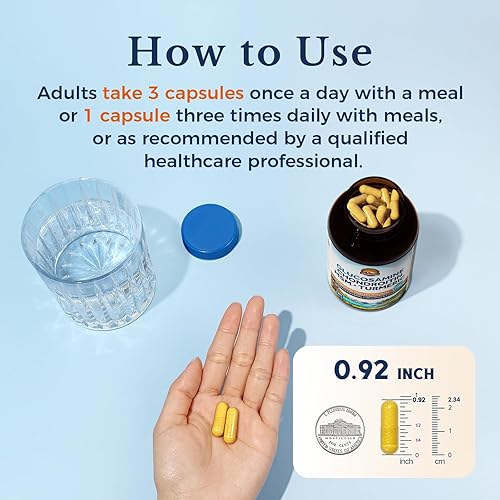 Miniatura 7 de Vitalitown Glucosamina condroitina MSM, cúrcuma, colágeno, ácido hialurónico, boswellia, quercetina, fórmula 11 en 1, sulfato de glucosamina 1500