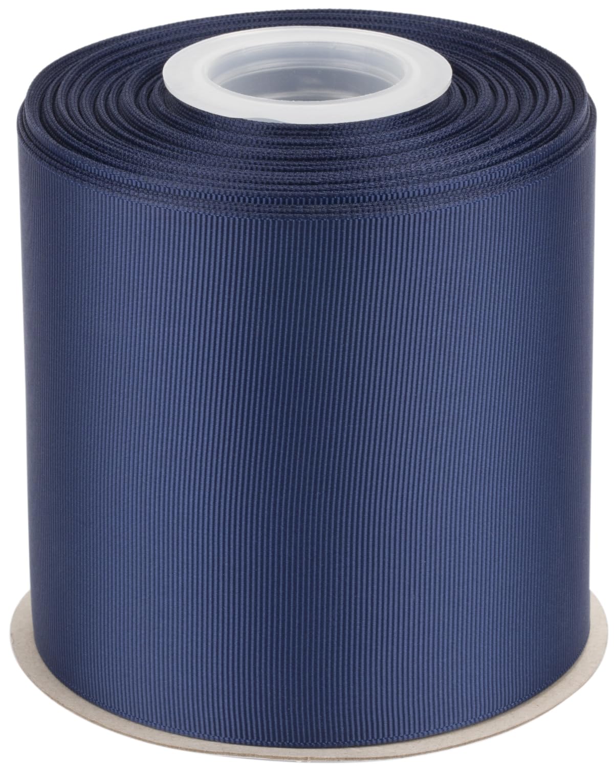 Ribbonitlux Grosgrain Ribbon 100mm x 22.5M Premium Polyester Craft Ribbon for Hair Bows, Gift Wrapping, Weddings & DIY Solid Navy(#370) 1 Roll