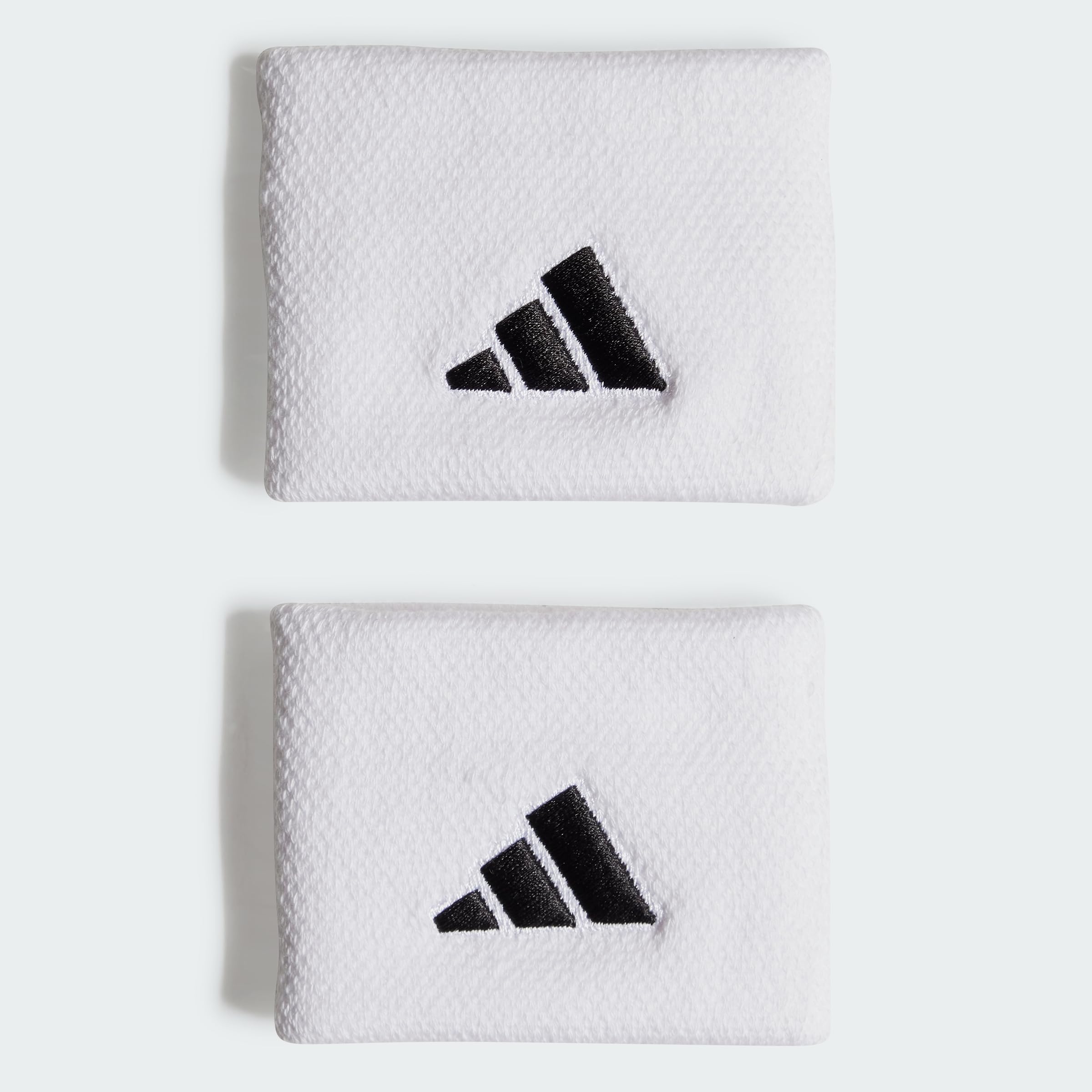 adidas Unisex Tennis Wristband Small Sweatband, White/White/Black, M